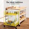 Best Choice Products 2-Tier Rolling Bar Cart Indoor/Outdoor w/ Storage Shelves, Wine Rack, Lockable Wheels